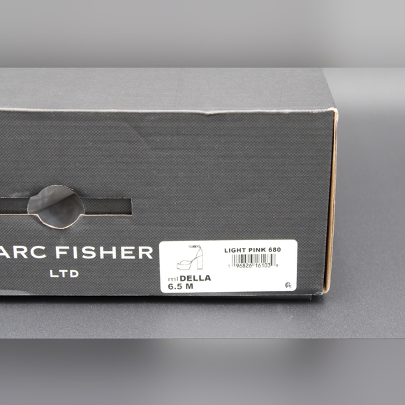 Marc Fisher Ankle Strap Platform Sandal (Womens) Light Pink (looks nude) 8.5 - Picture 13 of 13